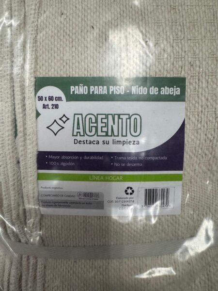 ACENTO TRAPO NIDO DE ABEJA 210