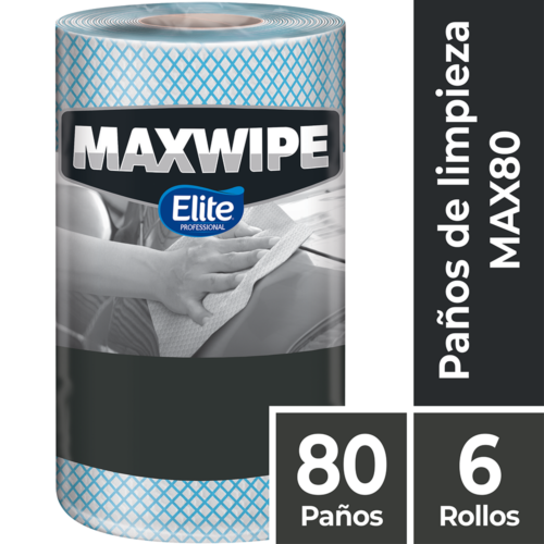 MAXWIPE PAÑO 80 BOBINA AZUL