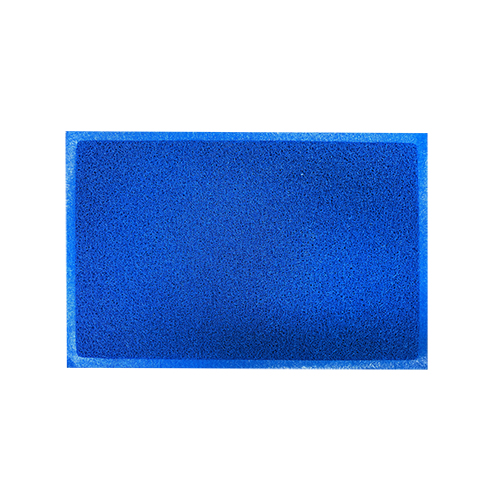FELPUDO PVC PLAIN MAT 50x70cm AZUL 25 001 IC04 123116 X