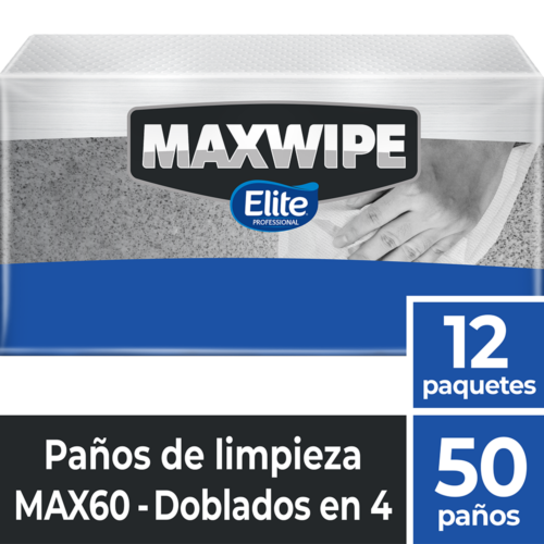 MAXWIPE PAÑO MAX 60 Q X50/12 BCO.