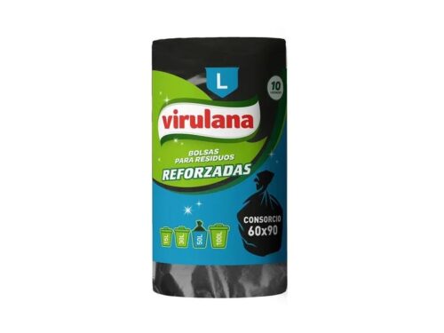 VIRULANA BOLSA CIERRE FACIL L 50L 10u