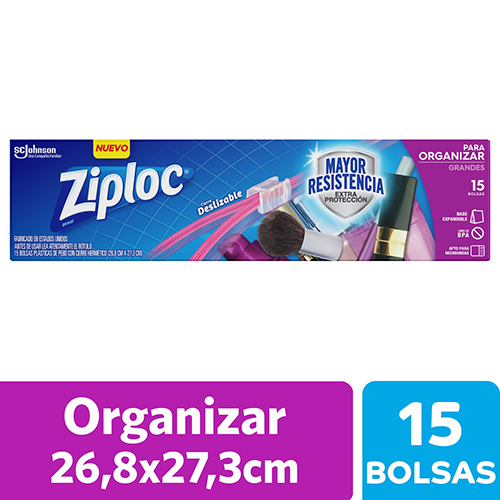 ZIPLOC ORGANIZAR GRANDES x15u.319475