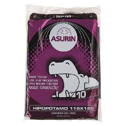 ASURIN HIPOPOTAMO C/FACIL 115x120x12u