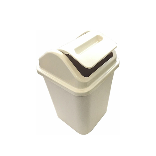 CESTO CUADRADO TAPA VAIVEN 9ltr