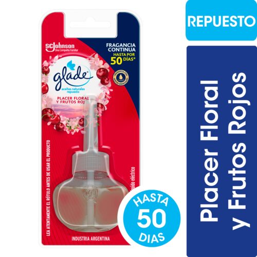 GLADE ACEITES REP. FLORAL y FR.ROJO
