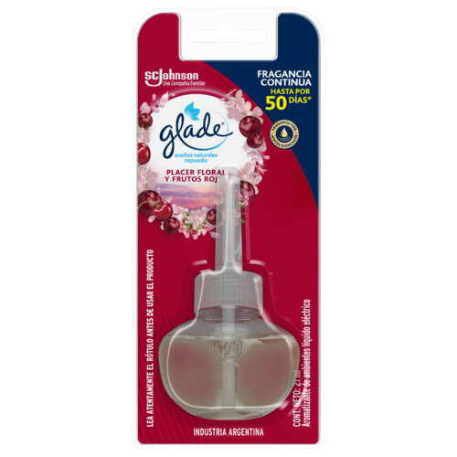 GLADE ACEITES REP. FLORAL y FR.ROJO