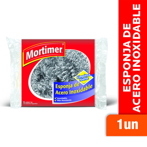 MORTIMER ESPONJA PLATEADA