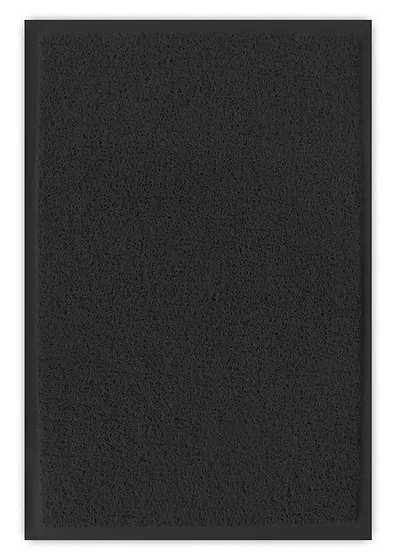 FELPUDO PVC PLAIN MAT 40x60cm NEGRO