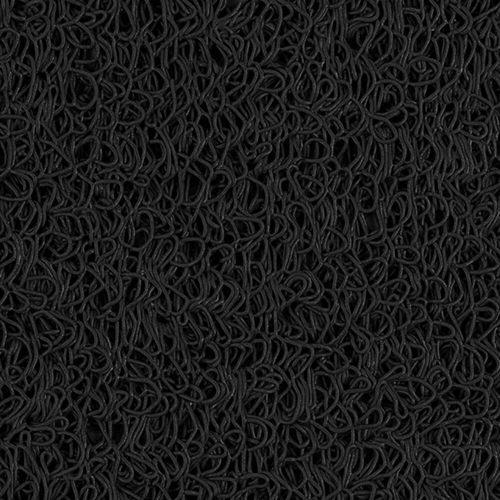 FELPUDO PVC PLAIN MAT 50x70cm NEGRO