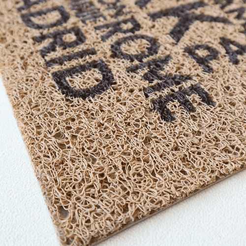 FELPUDO PVC PLAIN MAT 60x90cm NEGRO