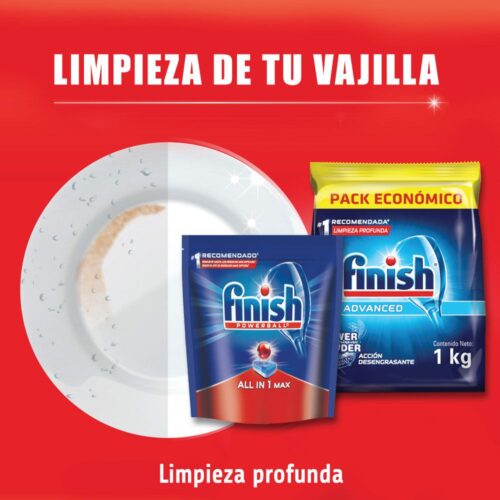 FINISH DETERGENTE POLVO x1Kg. DOYPAC