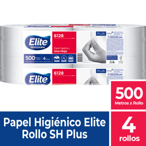 ELITE PAPEL HIG. 4x500Mt BLANCO 6128