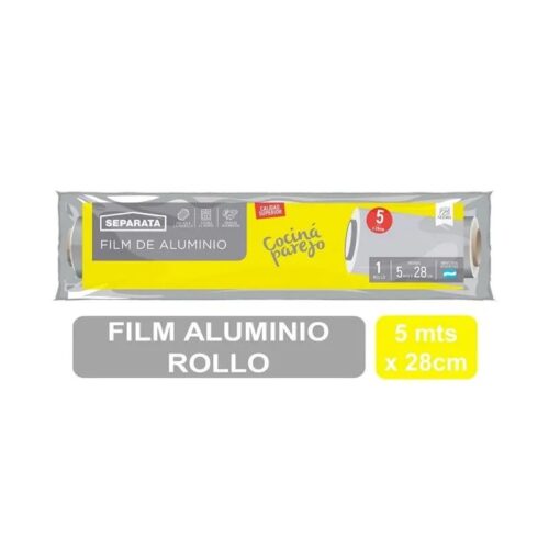 SEPARATA ALUMINIO 28cmx5mtr